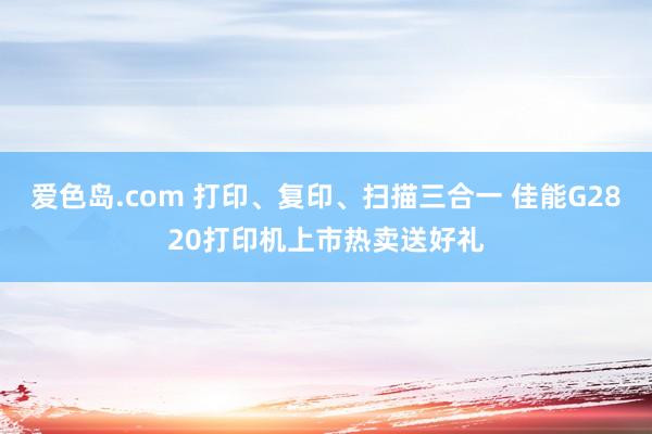 爱色岛.com 打印、复印、扫描三合一 佳能G2820打印机上市热卖送好礼