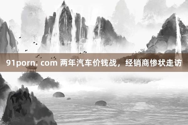 91porn. com 两年汽车价钱战，经销商惨状走访