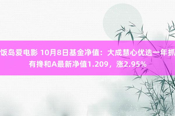 饭岛爱电影 10月8日基金净值：大成慧心优选一年抓有搀和A最新净值1.209，涨2.95%