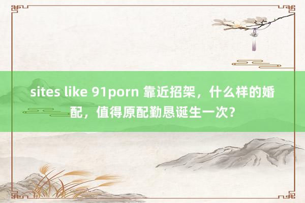 sites like 91porn 靠近招架，什么样的婚配，值得原配勤恳诞生一次？